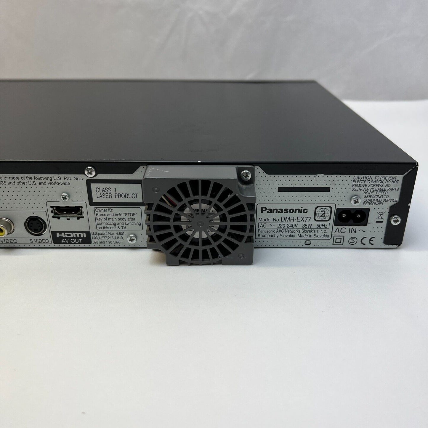 Panasonic DMR-EX77 DVD Recorder with 160GB HDD, Freeview, HDMI with Remote.