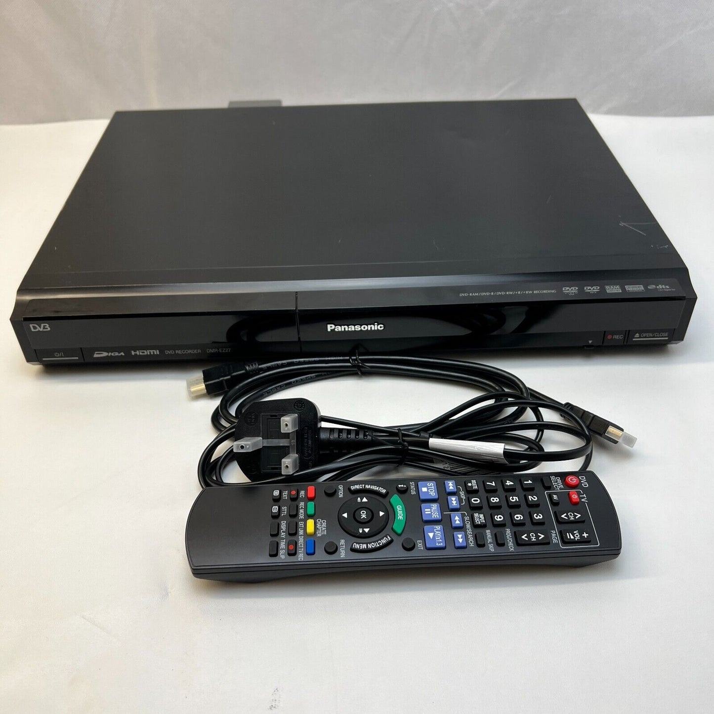 Panasonic DMR-EZ27 DVD Recorder Freeview HDMI With Manual / Remote