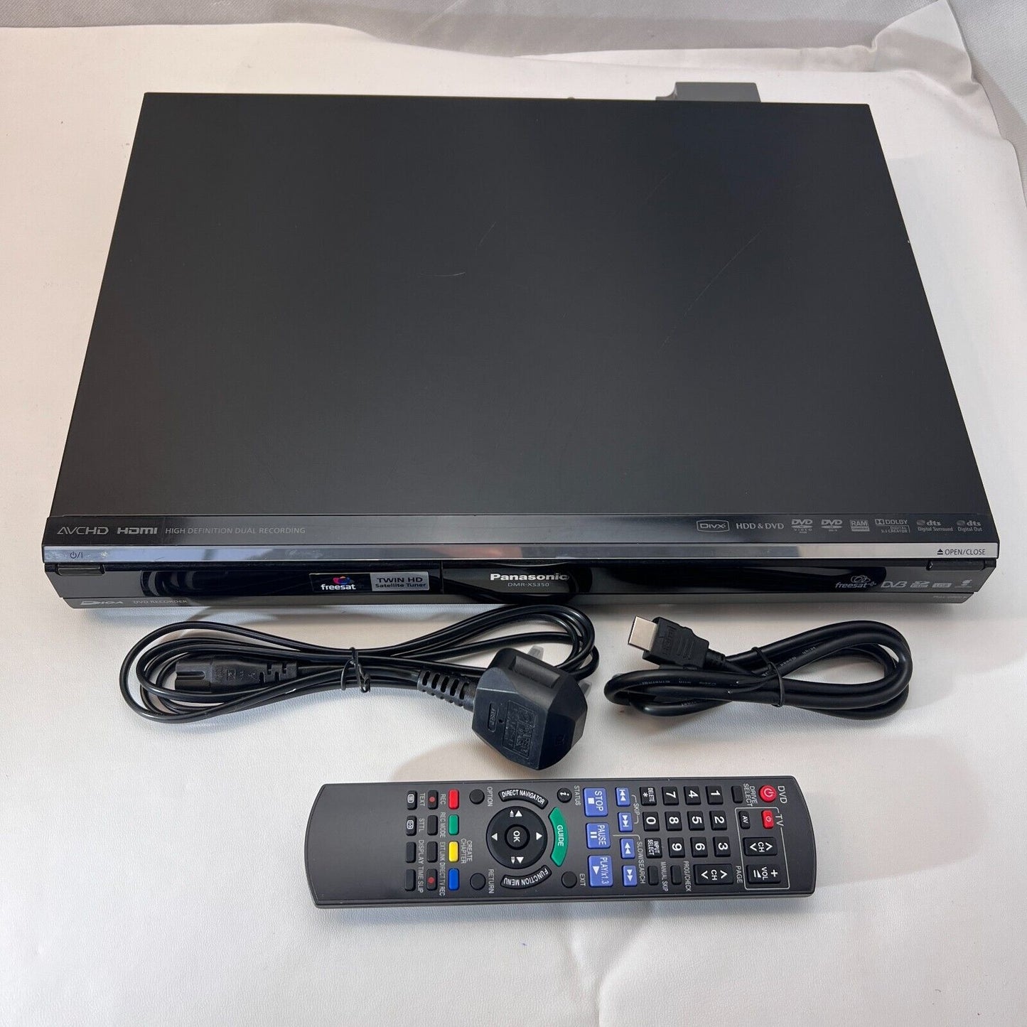 PANASONIC DMR-XS350 Twin Tuner DVD RECORDER - 250GB HDD - FREESAT Warranty