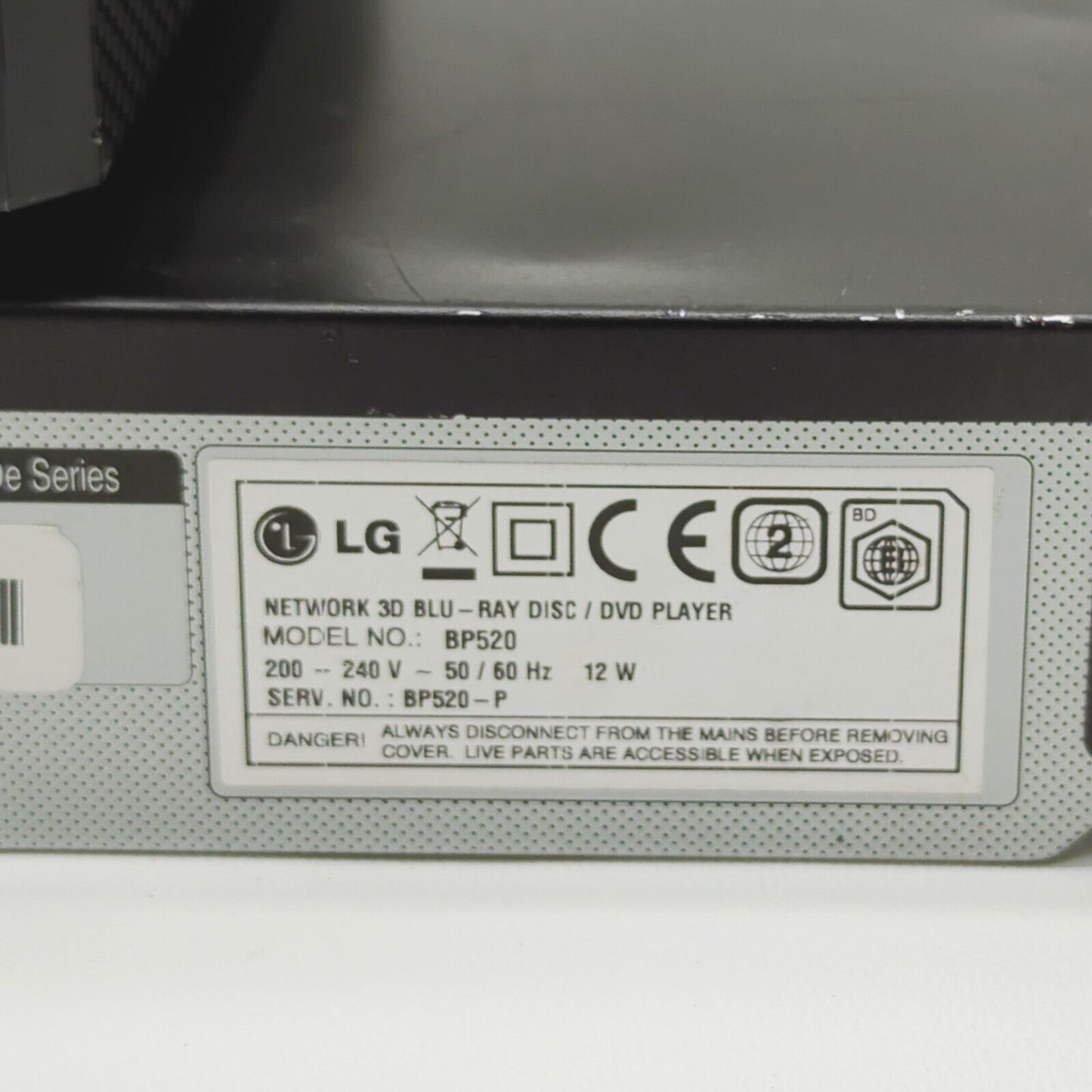 3x *FAULTY* LG Bluray players BP125, BP250, BP520 (Good for parts)