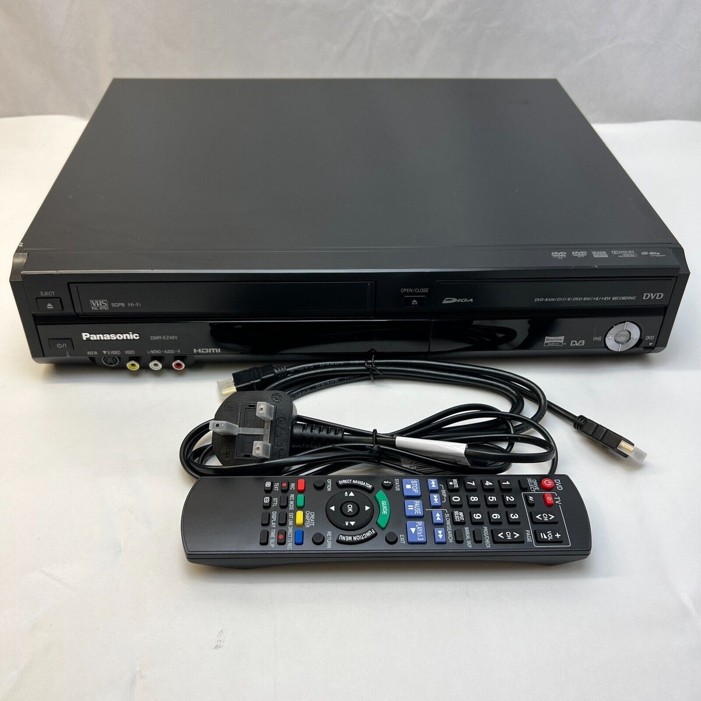 Panasonic DMR-EZ48V DVD/VCR Record HDMI VHS Freeview Combo HDMI COPY VHS TO DVD