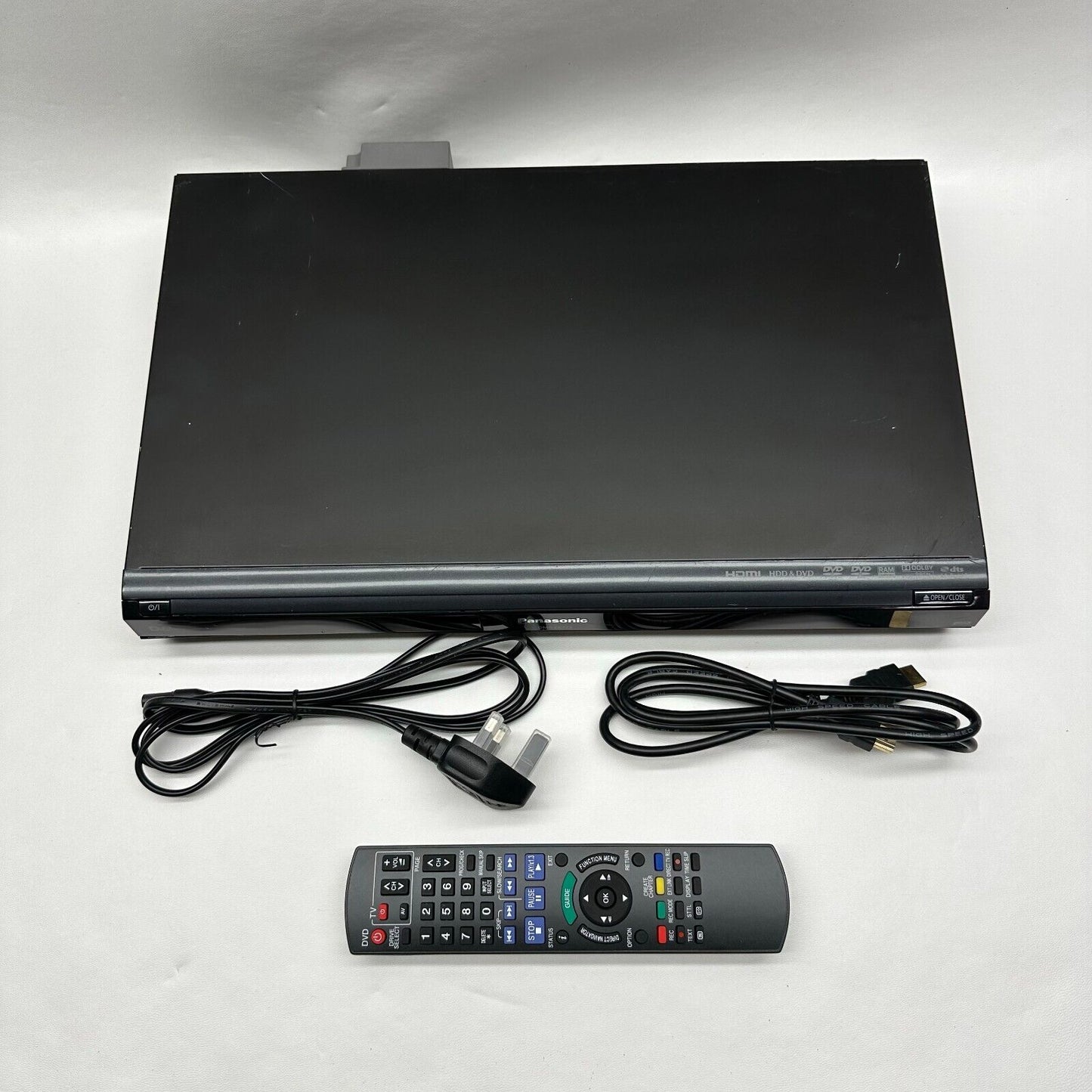 Panasonic DMR-EX773 160GB HDD Hard Drive recorder Freeview leads and remote