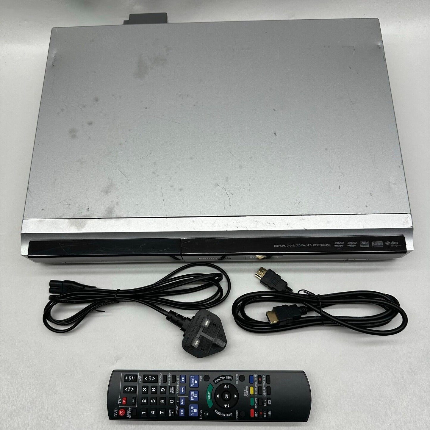 Panasonic DMR-EZ27 SILVER Multi Format DVD Recorder 1080P Freeview with Remote
