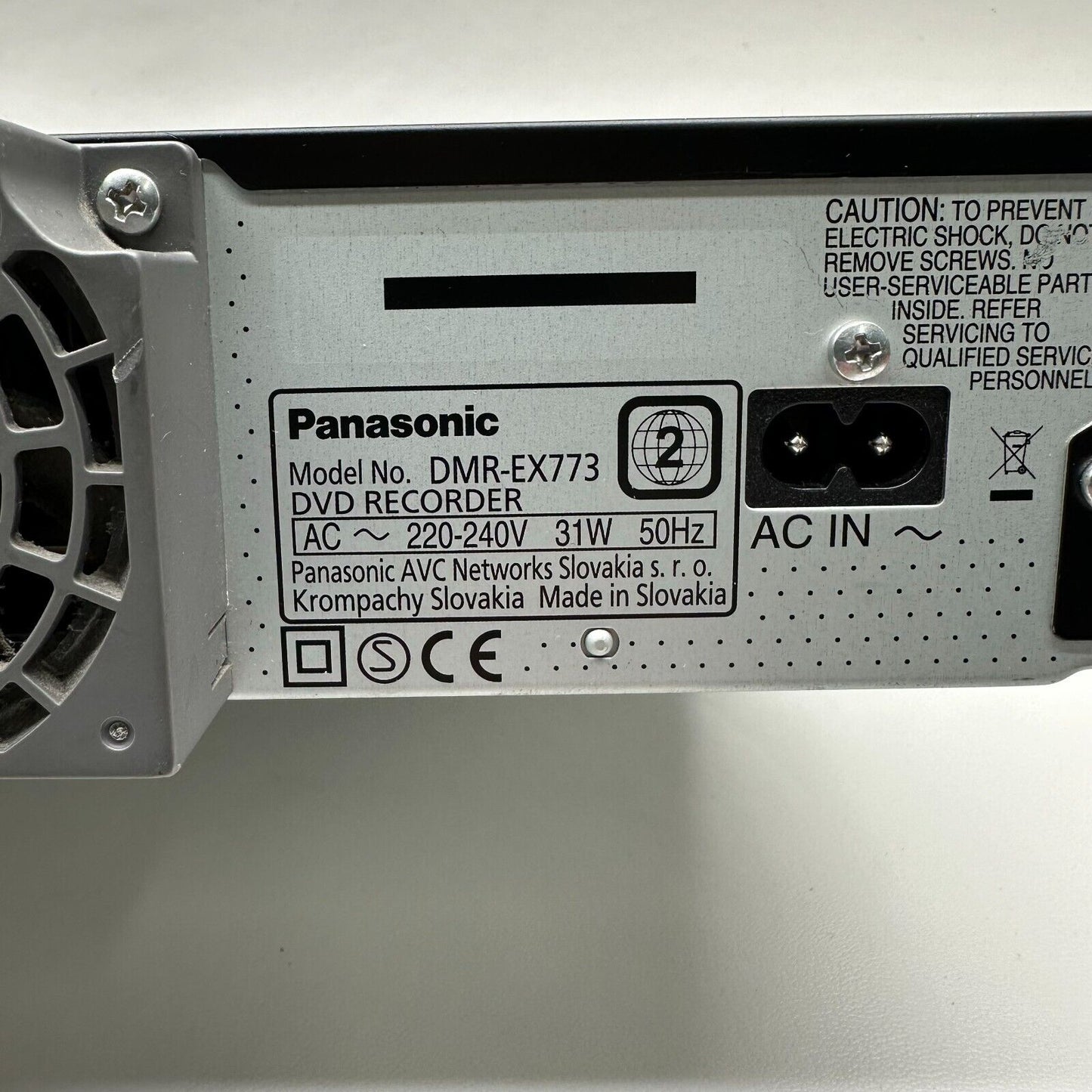 Panasonic DMR-EX773 160GB HDD Hard Drive recorder Freeview leads and remote