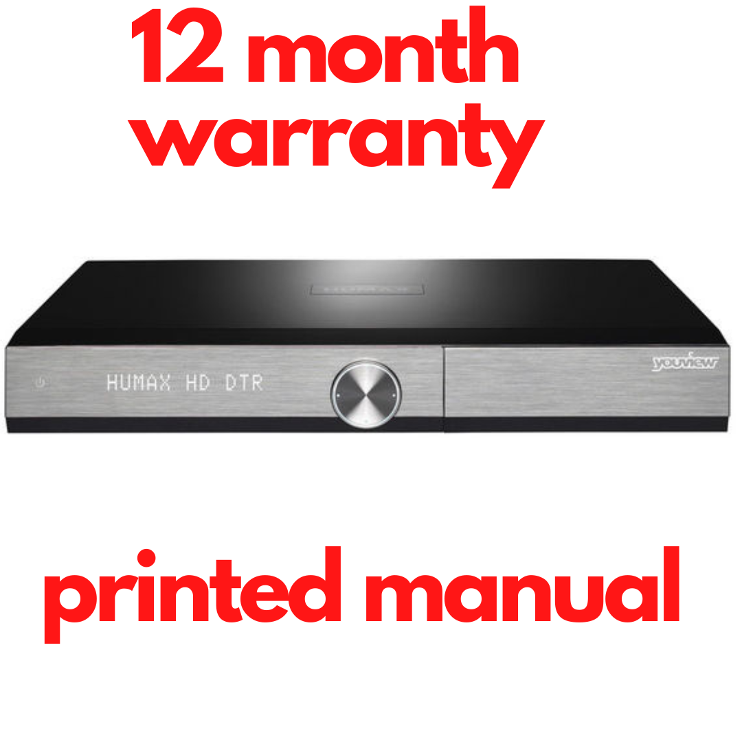 Humax DTR-T1010 YouView 500GB DVR HD Freeview Set Top Recorder with Catch-up TV