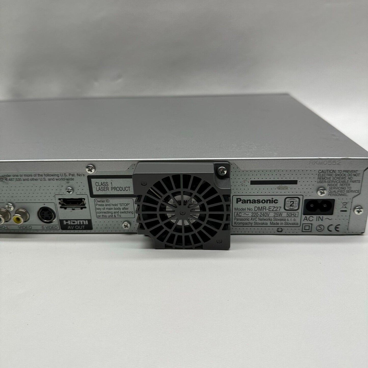 Panasonic DMR-EZ27 SILVER Multi Format DVD Recorder 1080P Freeview with Remote
