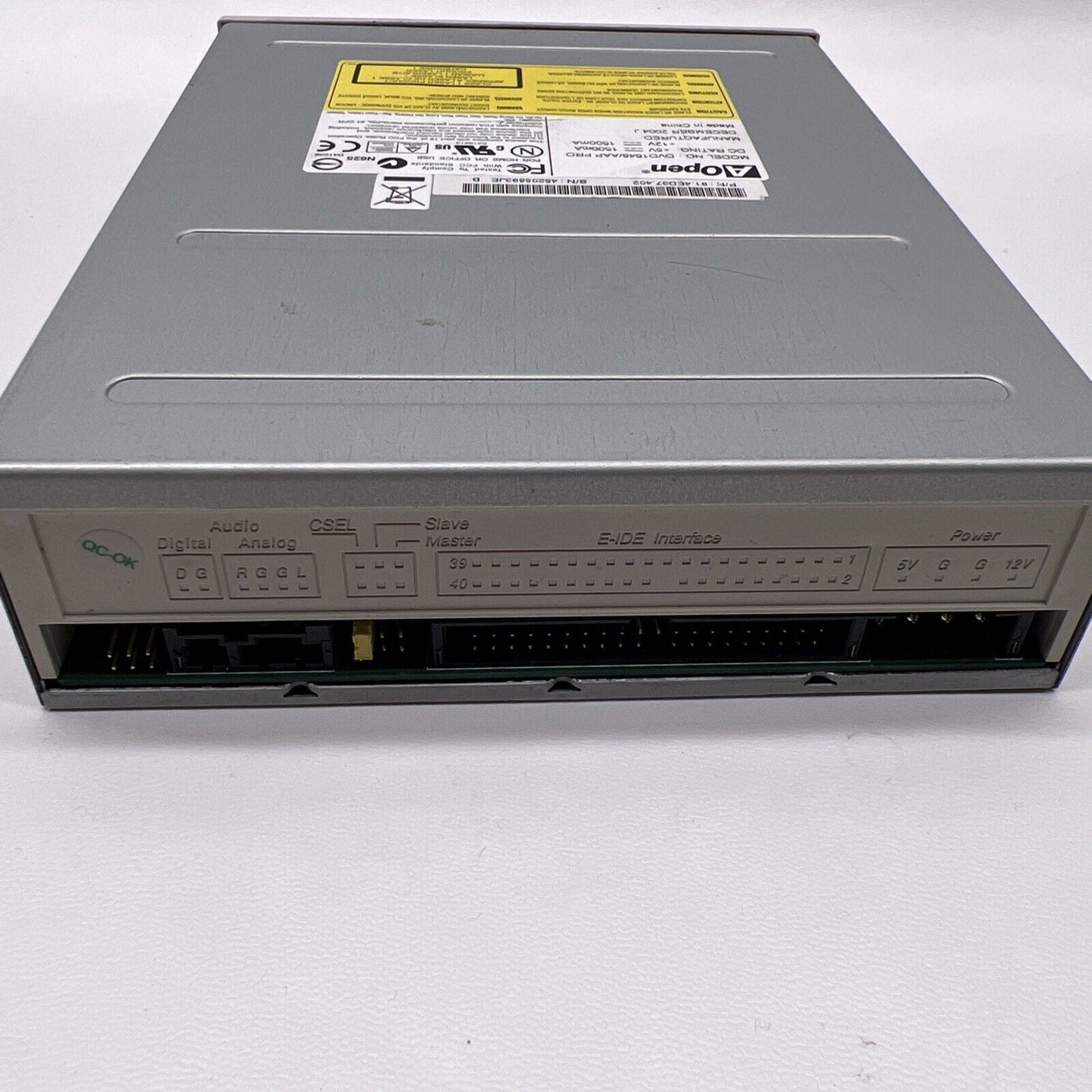 AOPEN LTD-122 CD/DVD-ROM DRIVE IDE Beige Retro Vintage Dvd1648/aap