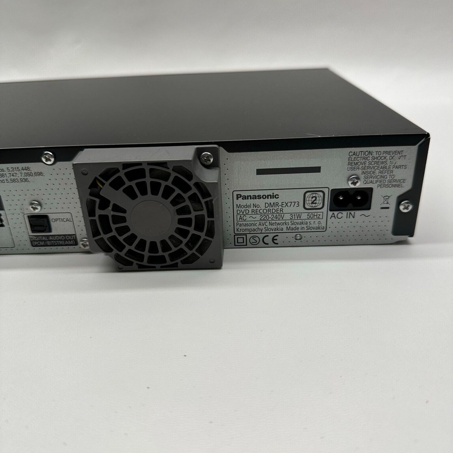 Panasonic DMR-EX773 160GB HDD Hard Drive recorder Freeview leads and remote