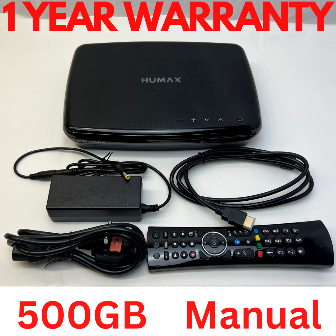 Humax FVP-5000T 500GB Freeview HD Recorder Catch-Up-TV Freeview Play Netflix