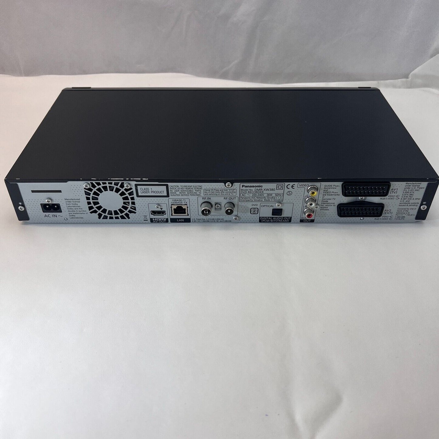 Panasonic DMR-XW380 Twin Freeview HD 250GB HDD DVD Recorder Dolby DTS DivX
