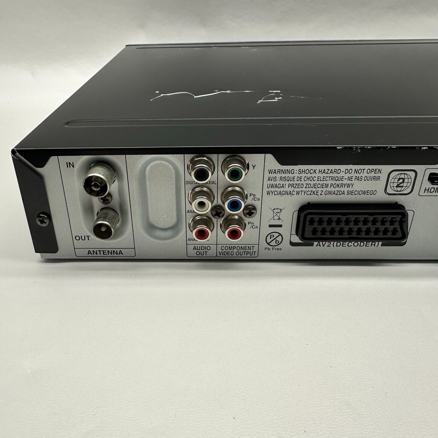 Toshiba RD-98DT-K-TB DVD - RW/R + RW/R Recording Tested with Remote + Cables