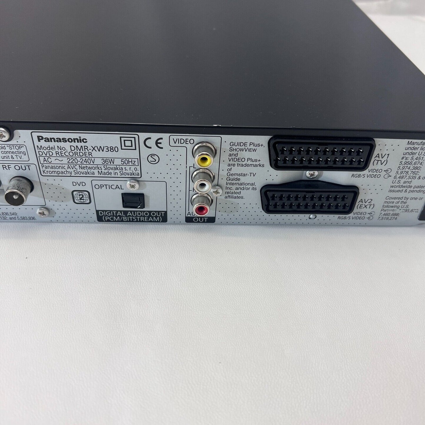 Panasonic DMR-XW380 Twin Freeview HD 250GB HDD DVD Recorder Dolby DTS DivX