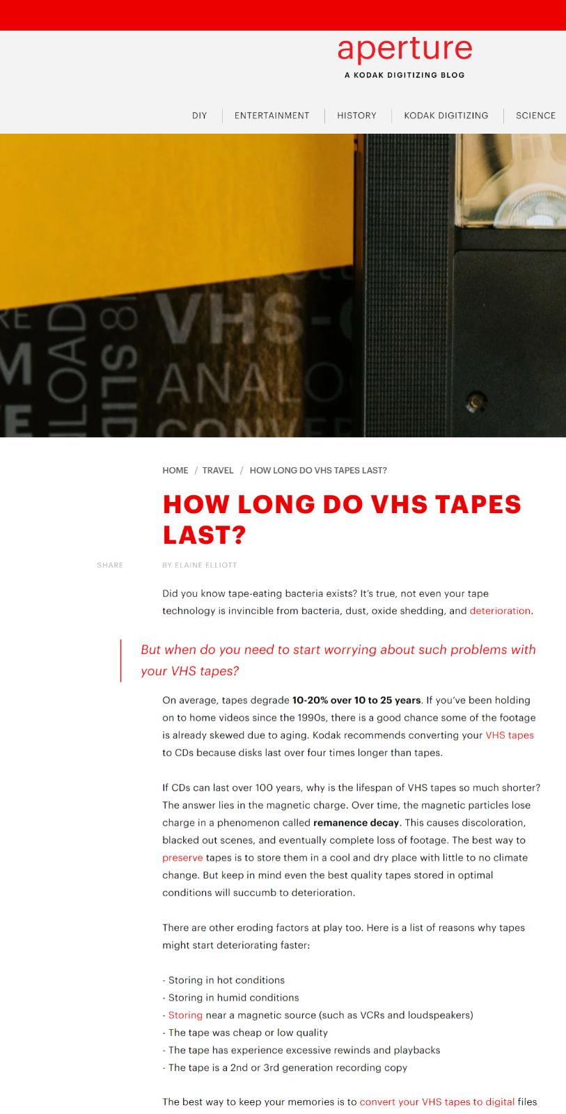 VHS Video Player Recorder Kit One Button Copy VHS to Digital MP4 FAST Quality