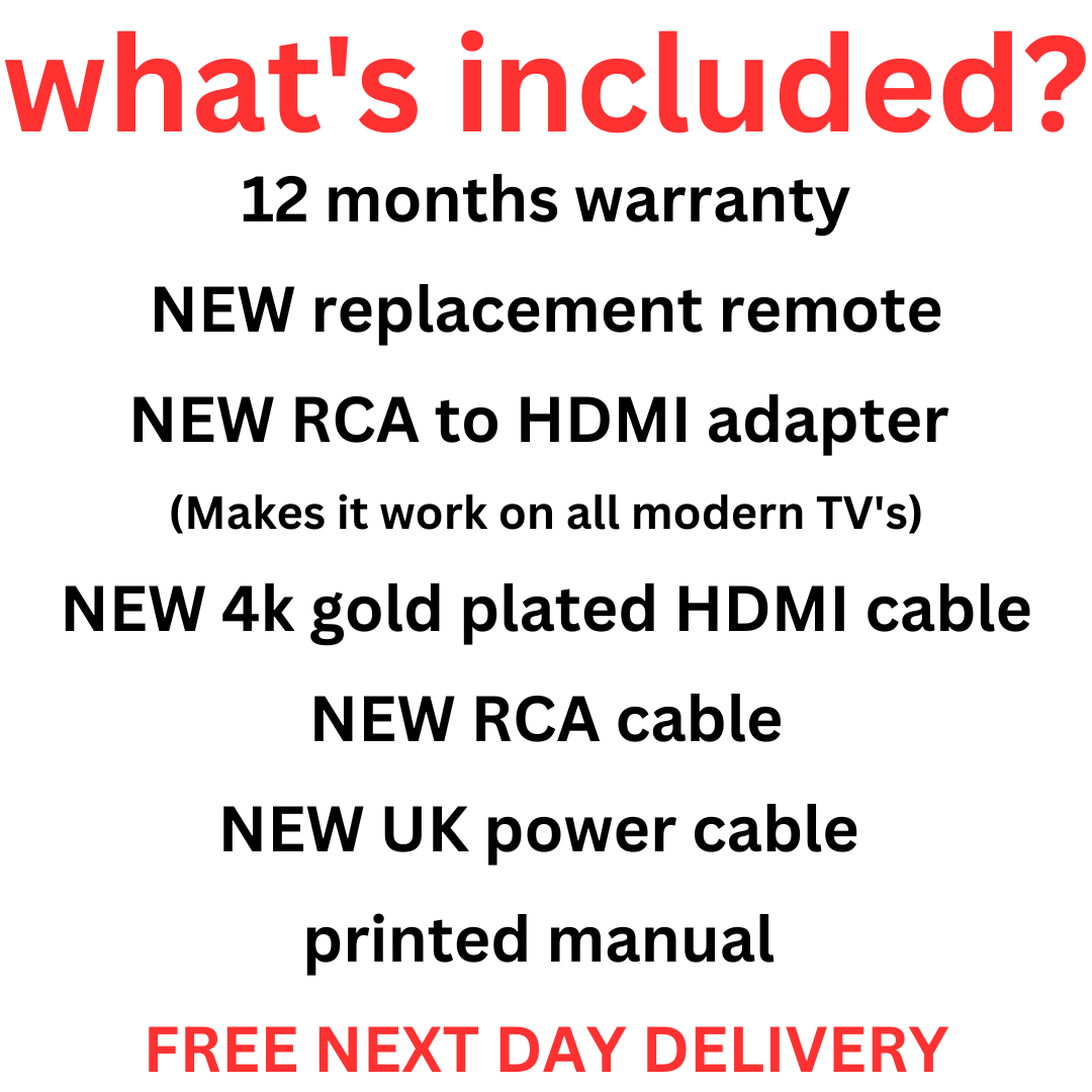 Sony RDR-HX510 (80GB) DVR With Remote Control Tested DVD Player Recorder HDD