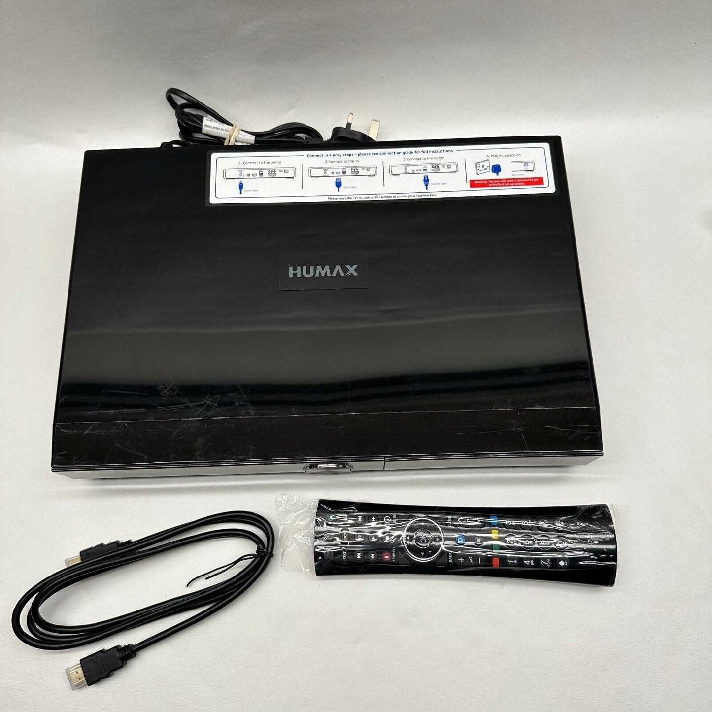 Humax DTR-T1010 YouView 500GB DVR HD Freeview Set Top Recorder with Catch-up TV