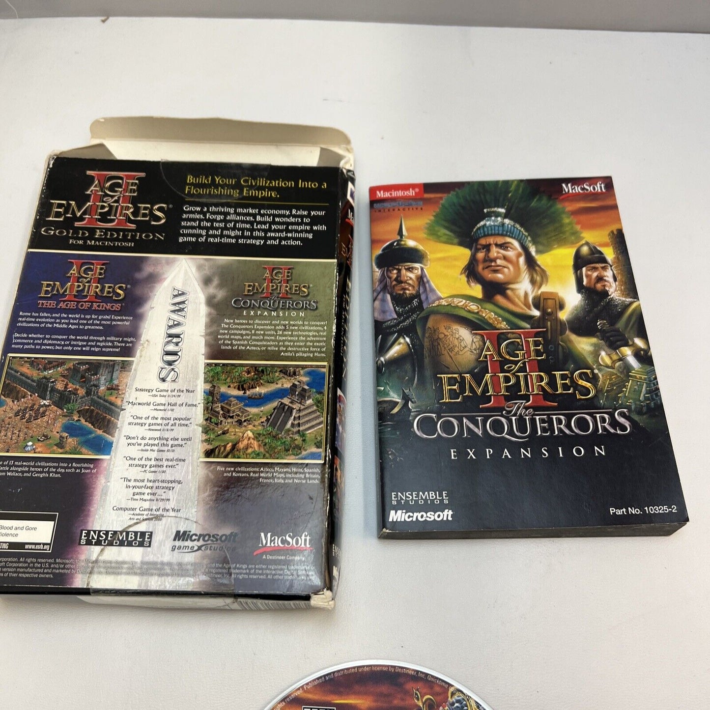 Age Of Empires 2 Gold Edition Mac Big Box Age Of Kinks Conquerors Expansion