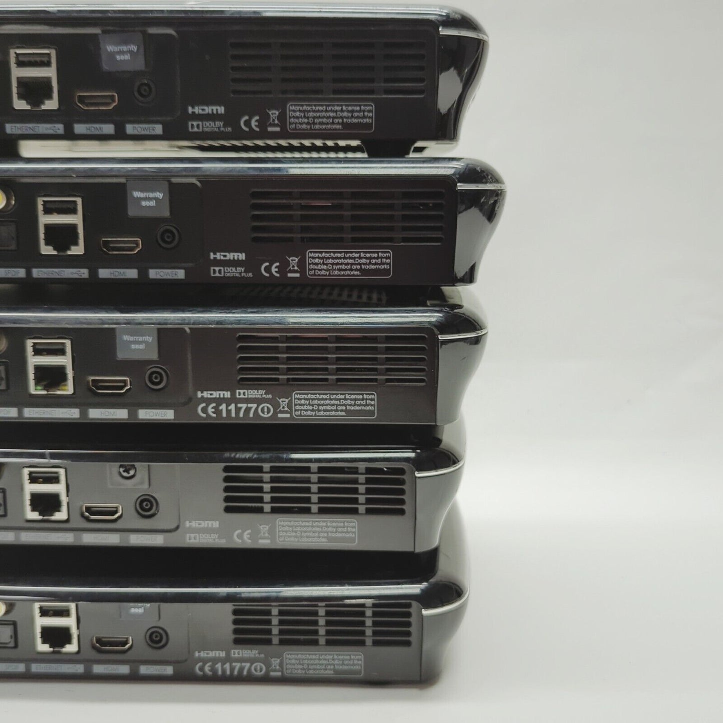 x5 *FAULTY* HUMAX HDR-1100S bundle (parts/spares only) wont power on