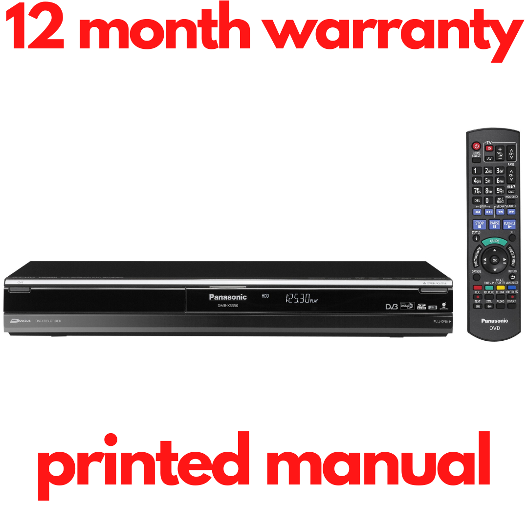 PANASONIC DMR-XS350 Twin Tuner DVD RECORDER - 250GB HDD - FREESAT Warranty