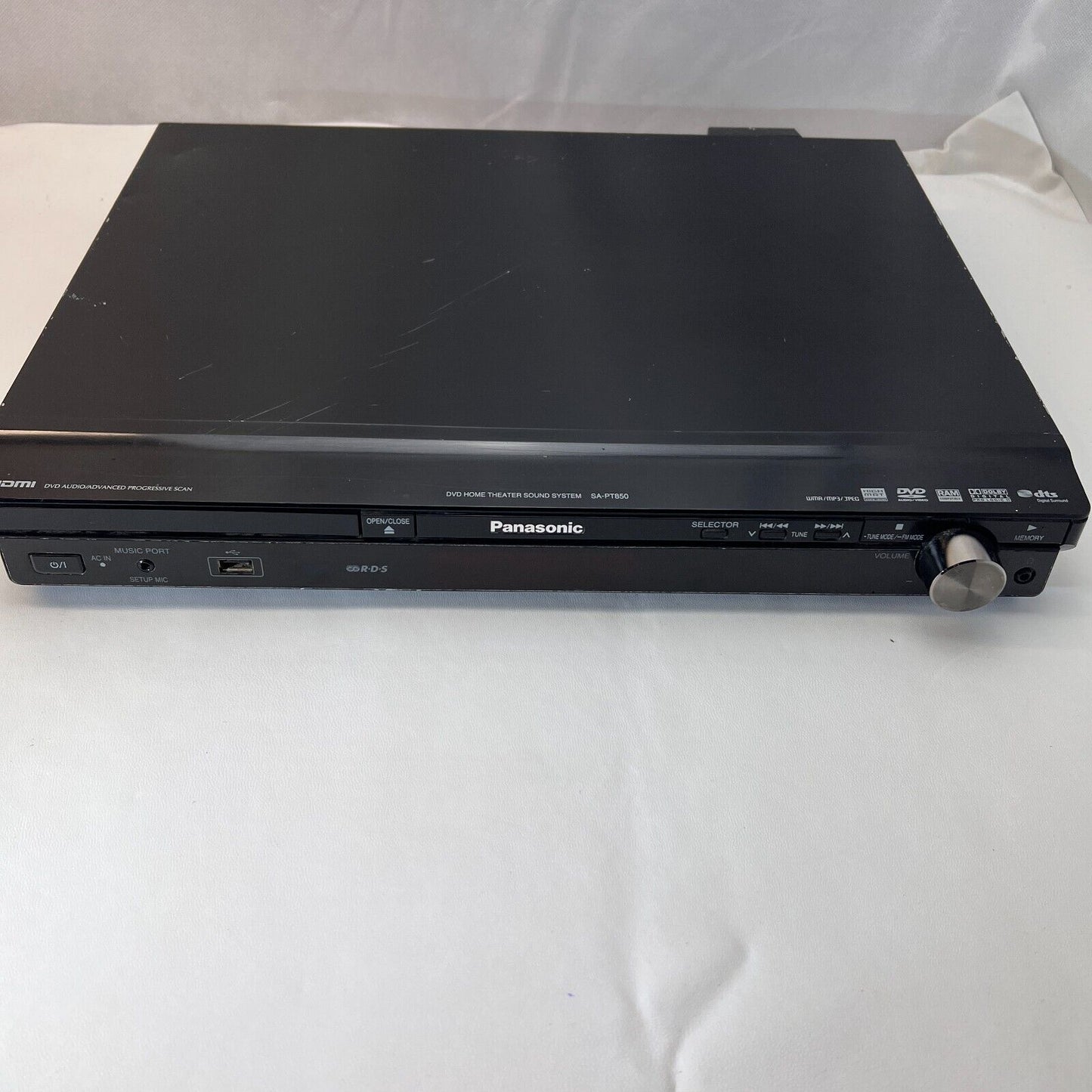 Panasonic SA-PT850 Home theater Audio 3.1 Surround DVD Remote Warranty