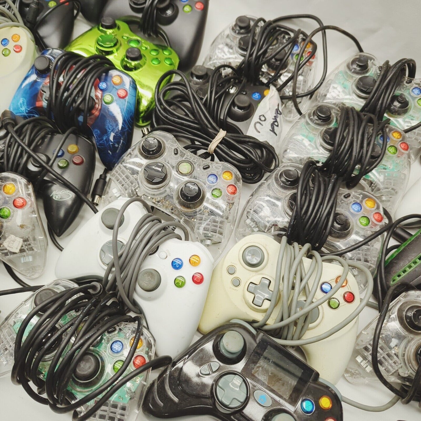 37x third party Xbox 360 FAULTY Controllers Pads Faults Faulty after glow