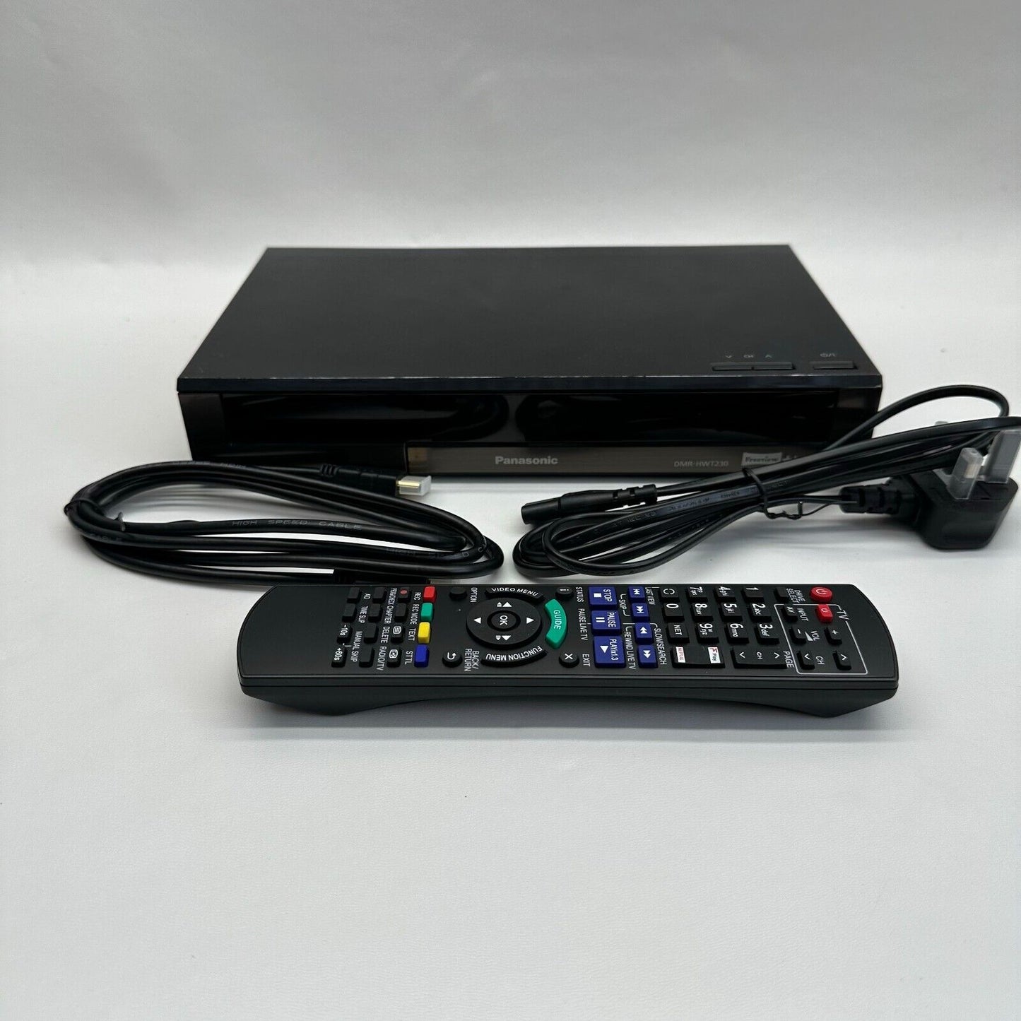 Panasonic DMR-HWT230 Twin Freeview HD 1TB HDD PVR Recorder Remote HDMI Cable