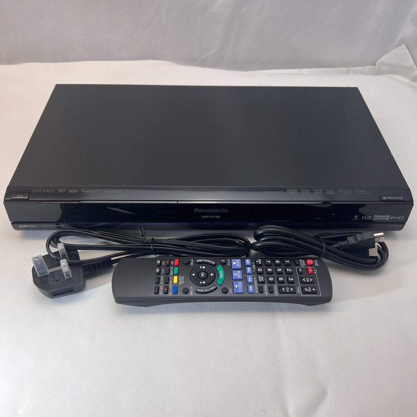 Panasonic DMR-XW380 Twin Freeview HD 250GB HDD DVD Recorder Dolby DTS DivX