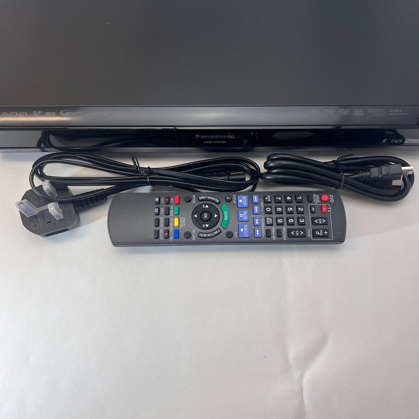 Panasonic DMR-XW380 Twin Freeview HD 250GB HDD DVD Recorder Dolby DTS DivX