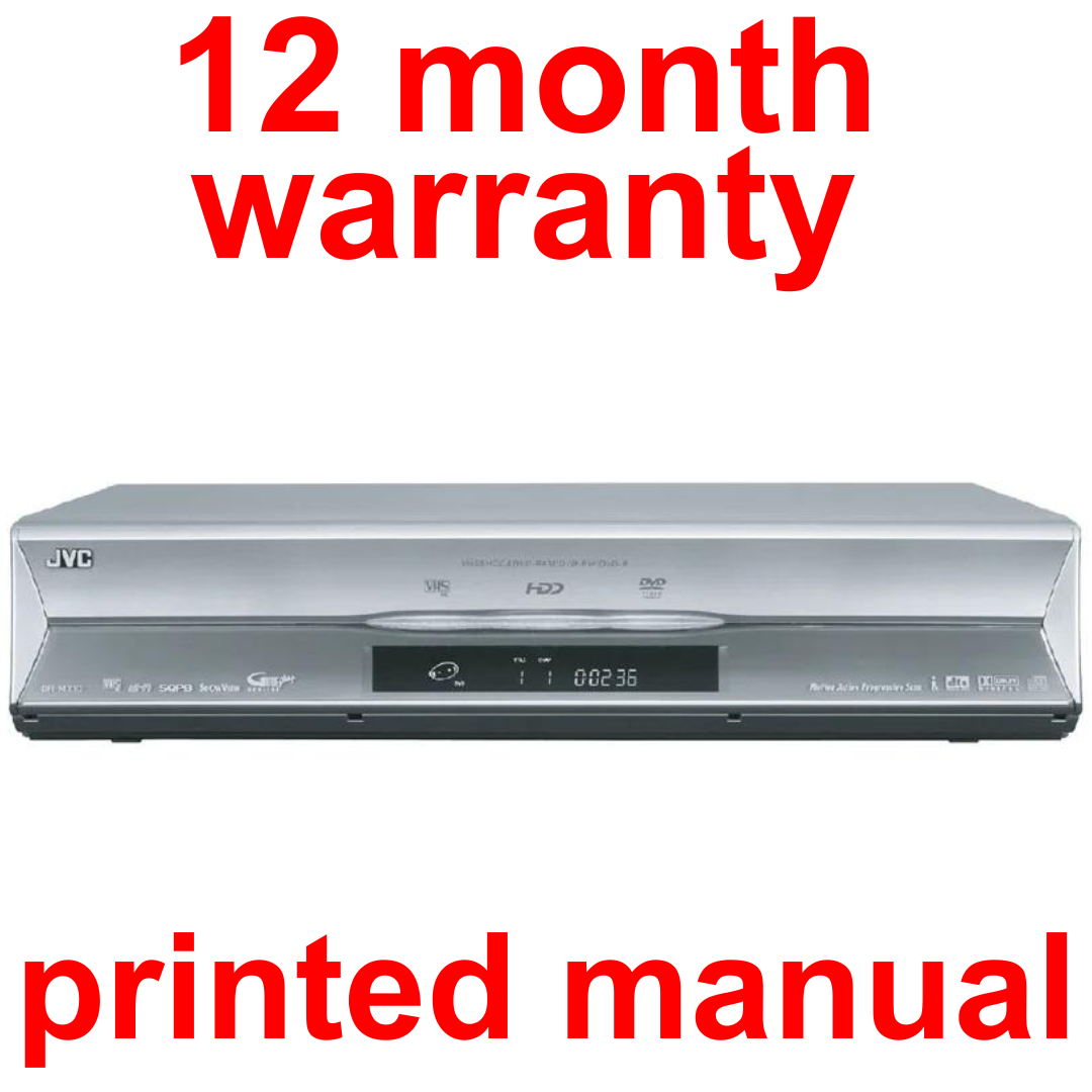 JVC DR-MX1 | VHS / DVD / HDD Recorder (160GB) Remote warranty