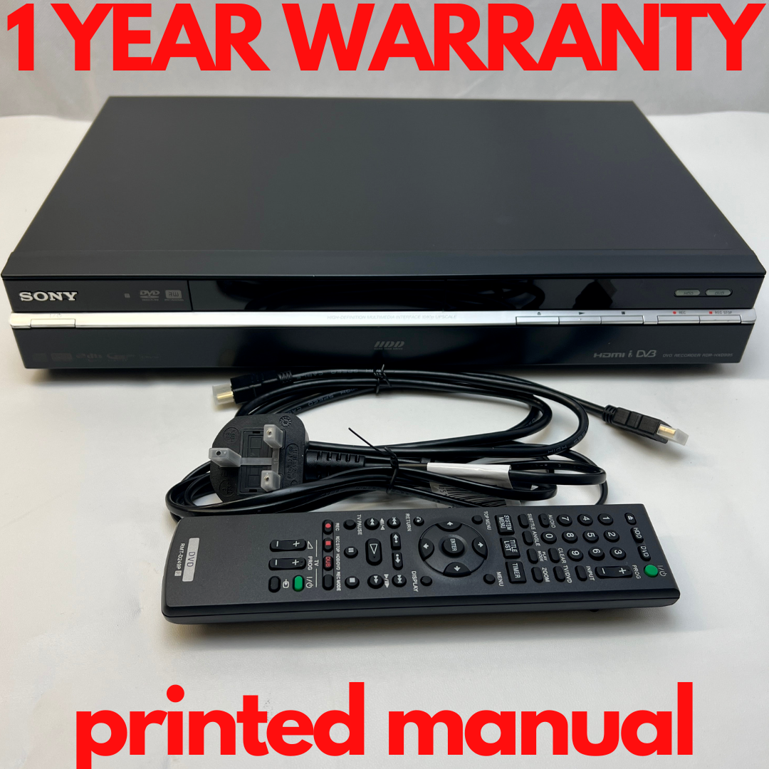 Sony RDR-HXD995 Freeview 250GB HDD DVD Recorder + Remote