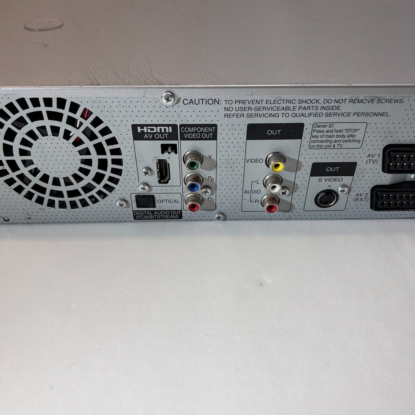 PANASONIC DMR-EZ47 SILVER VHS VCR DVD Recorder Combination Copy Video to DVD