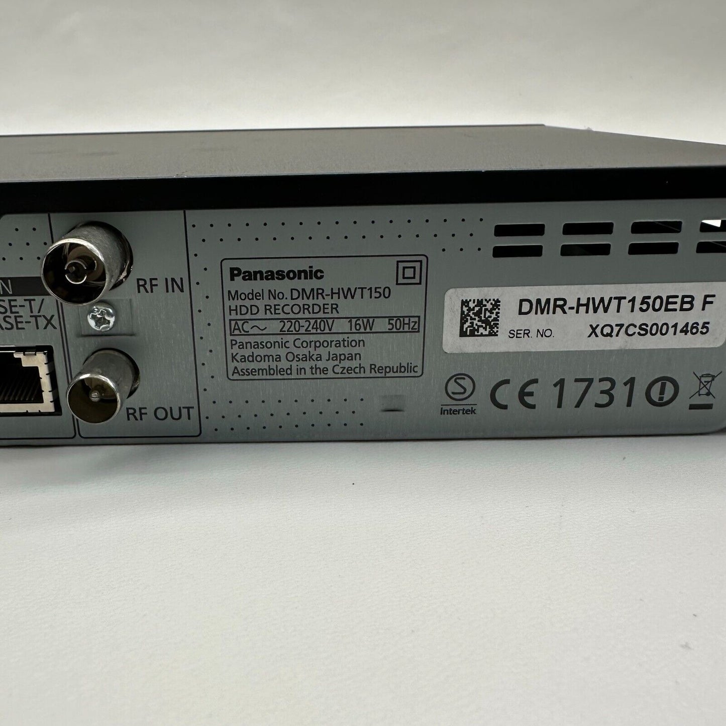 Panasonic DMR-HWT150 500GB Twin Freeview Play HD Recorder WiFi Remote + Cables