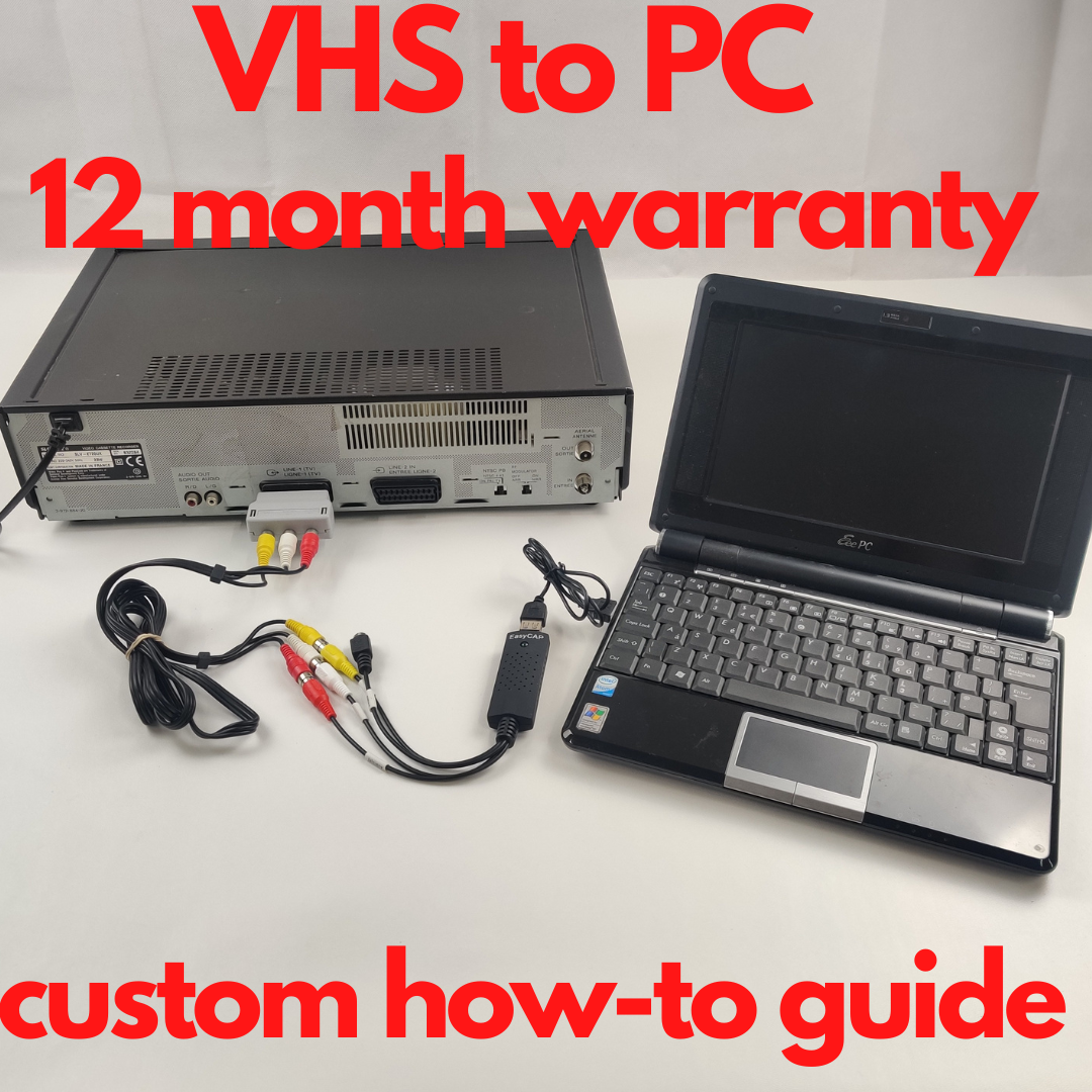 Copy VHS Tape To Digital Computer Complete Kit includes VHS Player