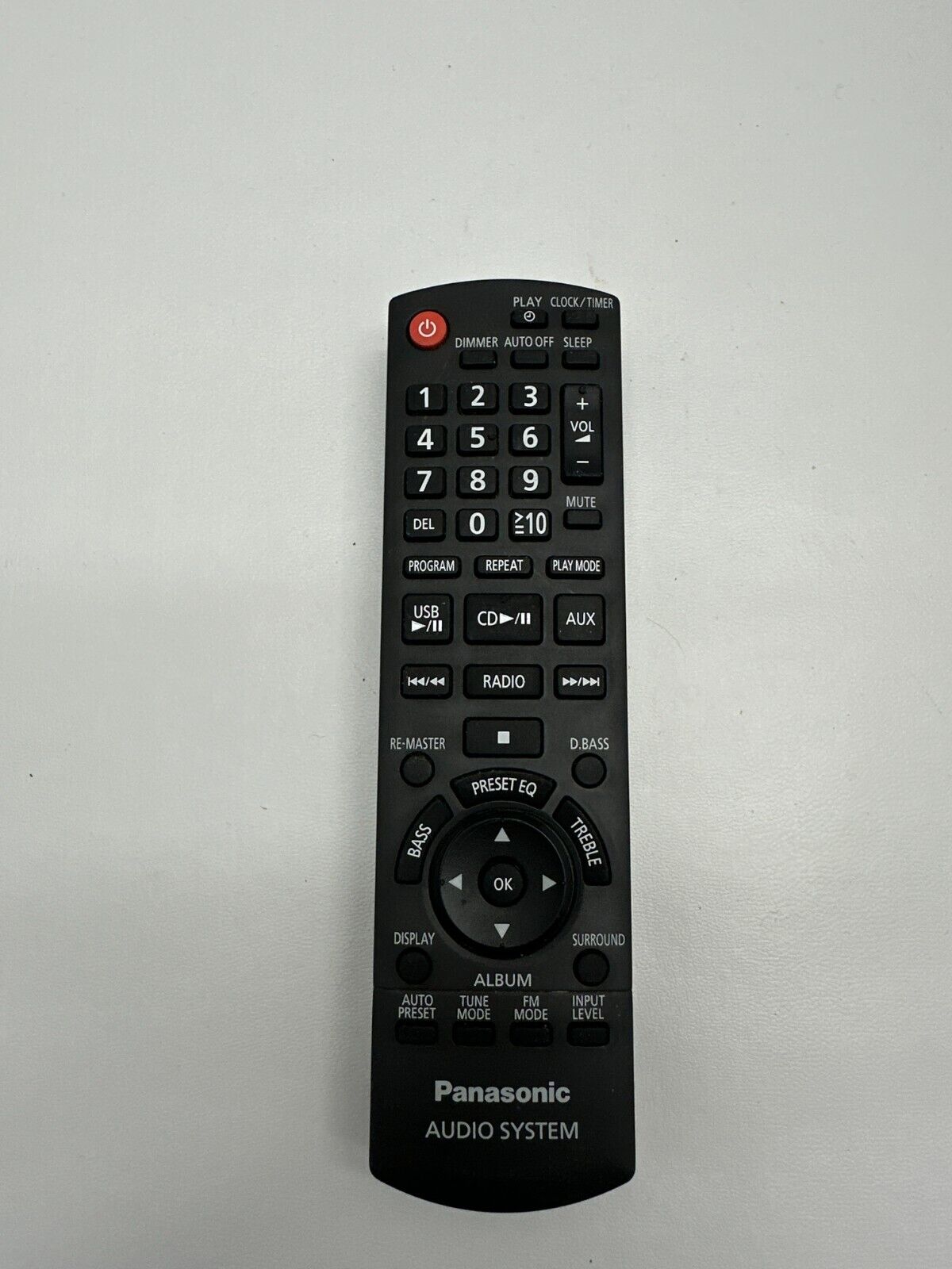 Original Panasonic N2QAYB000519 Multimedia Audio System Remote Control - genuine