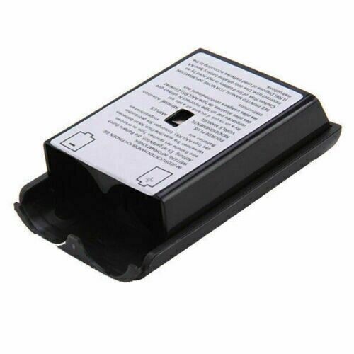 Back Battery Holder Pack Shell Cover Black For Xbox 360 Wireless Controller UK