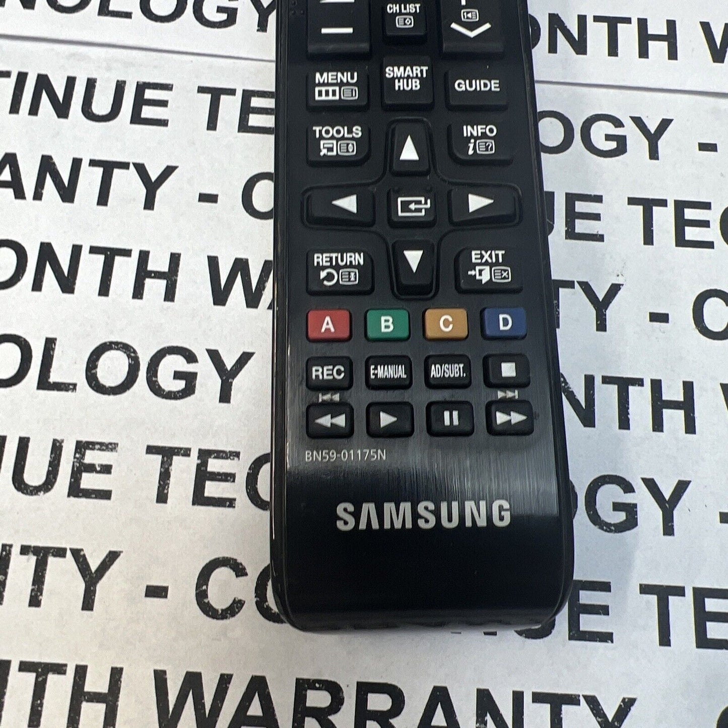 SAMSUNG BN59-01175N UE40H6505 UE48HU7505 UE55JU7505 GENUINE REMOTE CLEANED