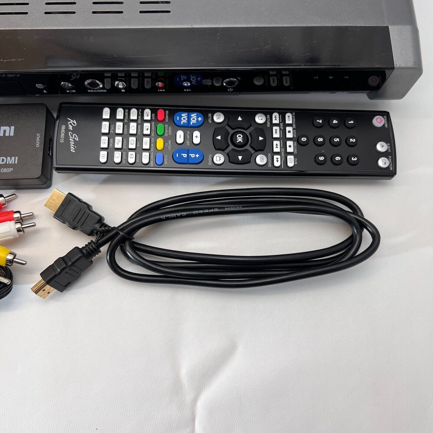 Acoustic Solutions DVDRW300 DVD Recorder w/ Remote + Cables + NTSC/PAL Converter