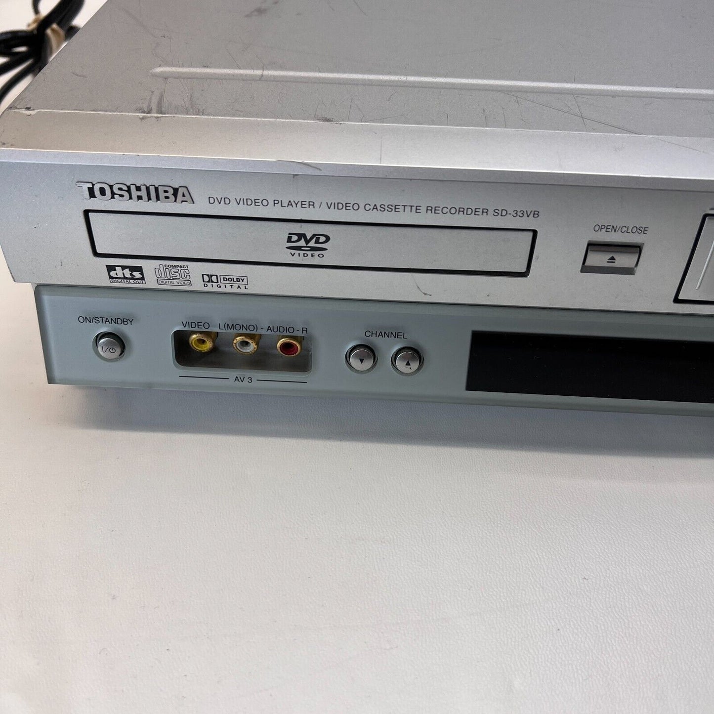 Toshiba SD 33VB DVD Video Player Video Cassette Recorder Remote Tested Working