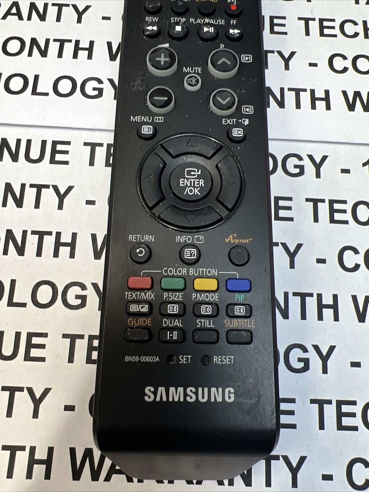 Samsung TV Remote Control BN59-00603A Tested Genuine Original