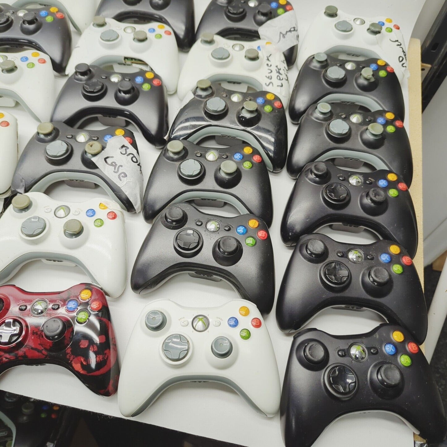 36x  Xbox 360 X360 FAULTY Controllers Pads Various Faults Faulty gears of war