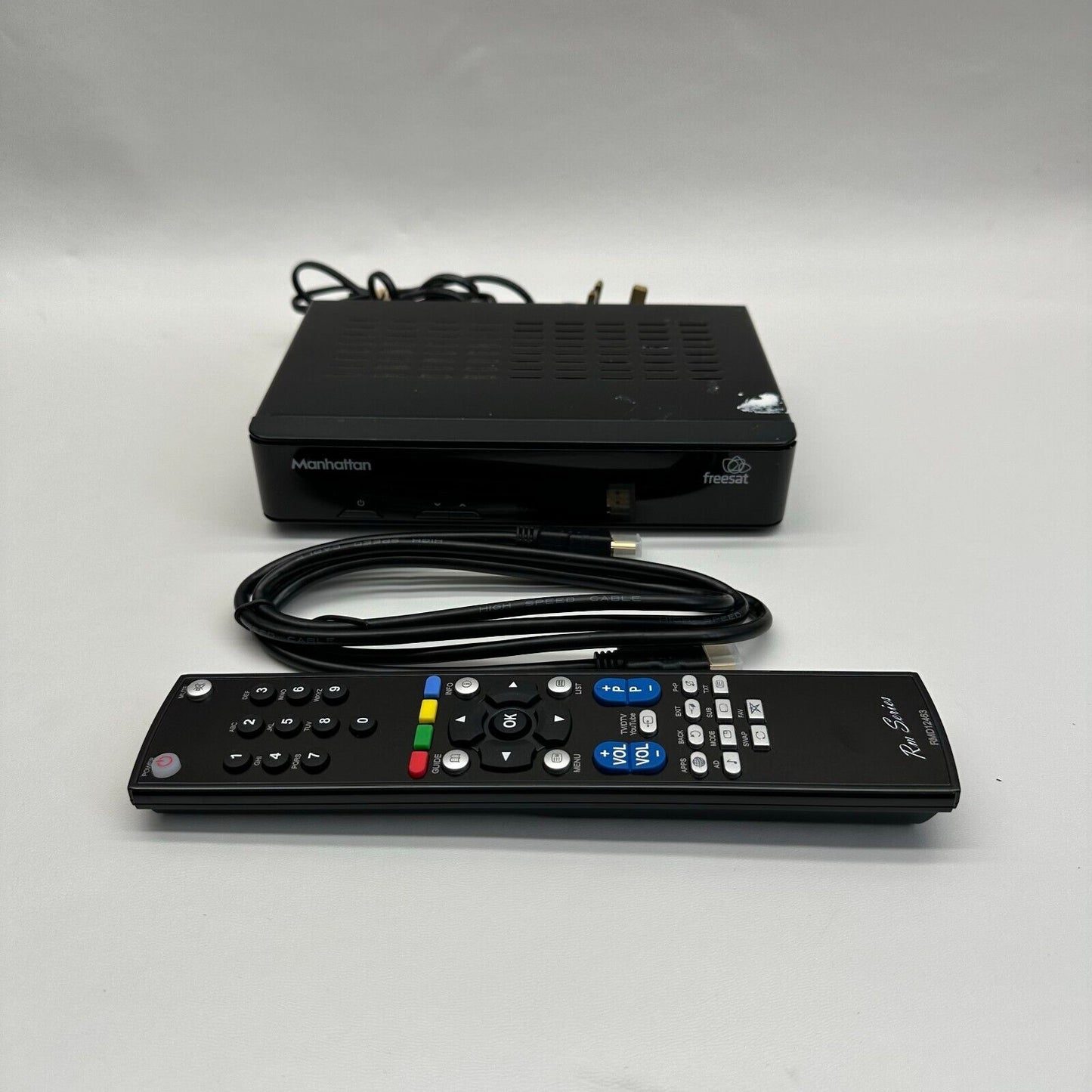 Manhattan Plaza HD-S2 Digital Satellite Receiver Tested with Remote + HDMI Cable