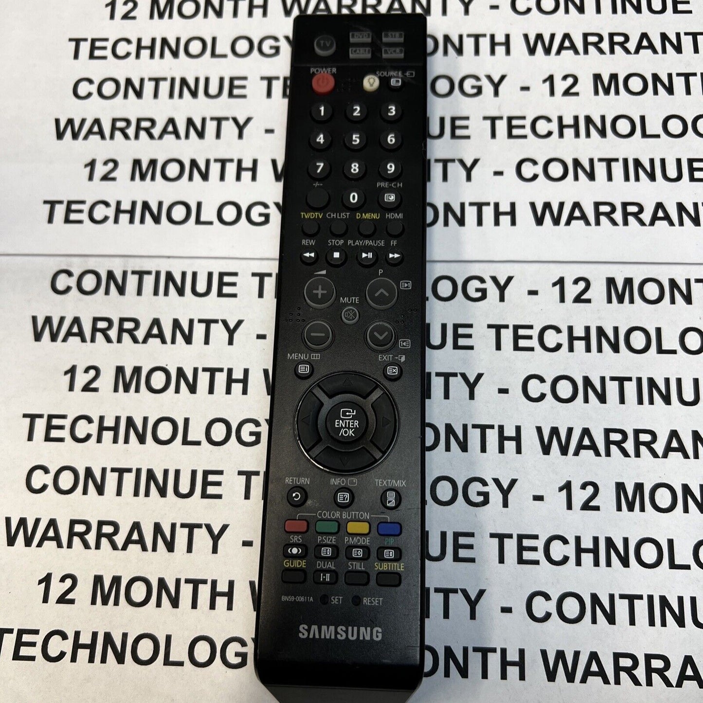 Samsung (BN59-00611A) Original/Genuine Remote Control / TV, DVD, STB, VCR