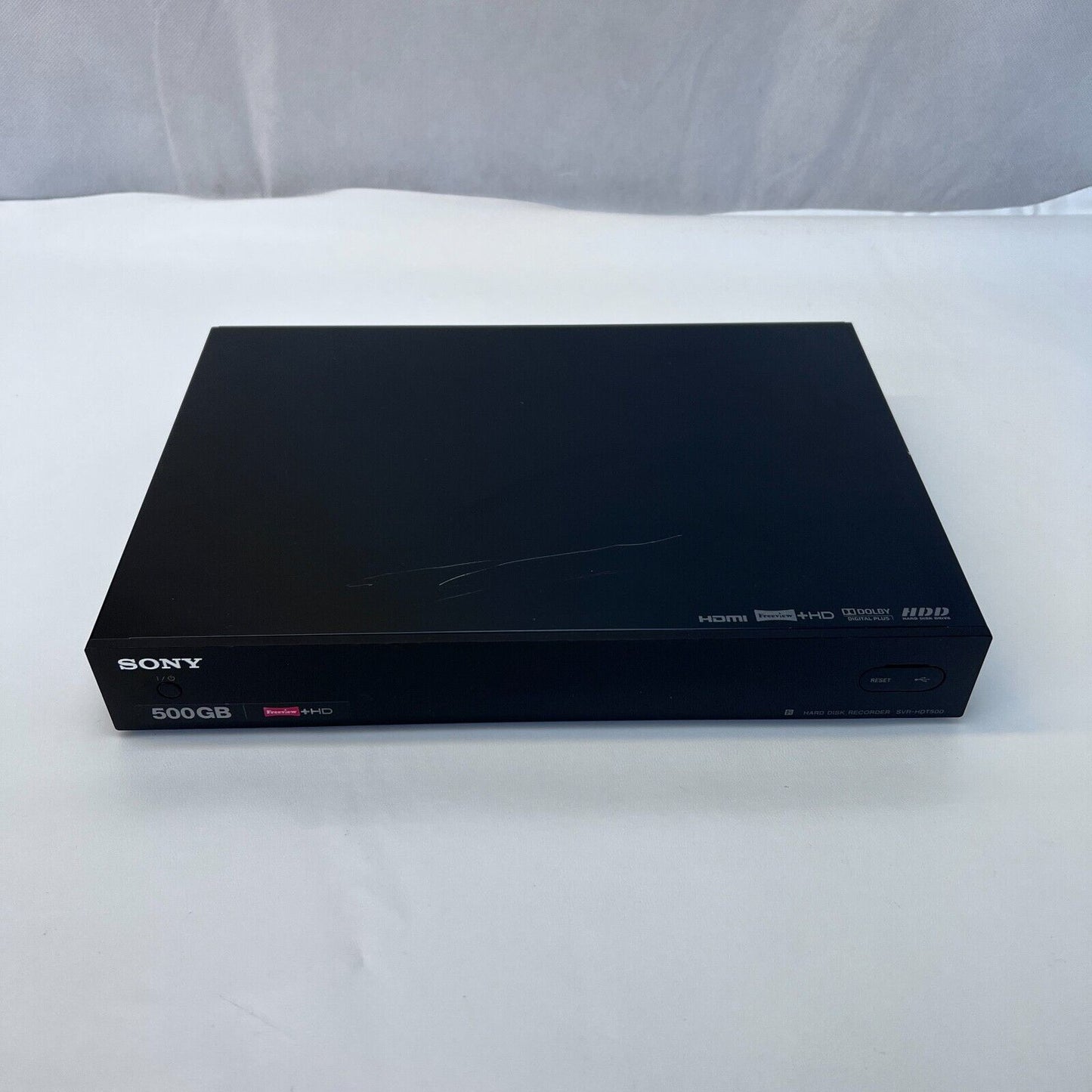 Sony SVR-HDT500 Twin Freeview HD Tuner Box 500GB HDD Recorder Receiver USB PVR