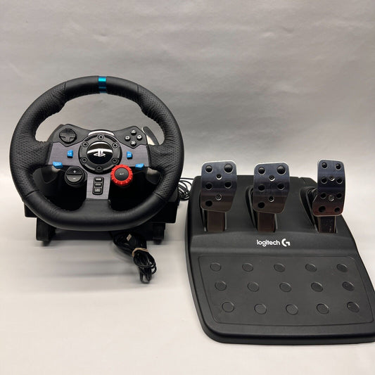 Logitech G29 Steering Wheel and pedals PS5 PS4PS3  PC USED WORKING