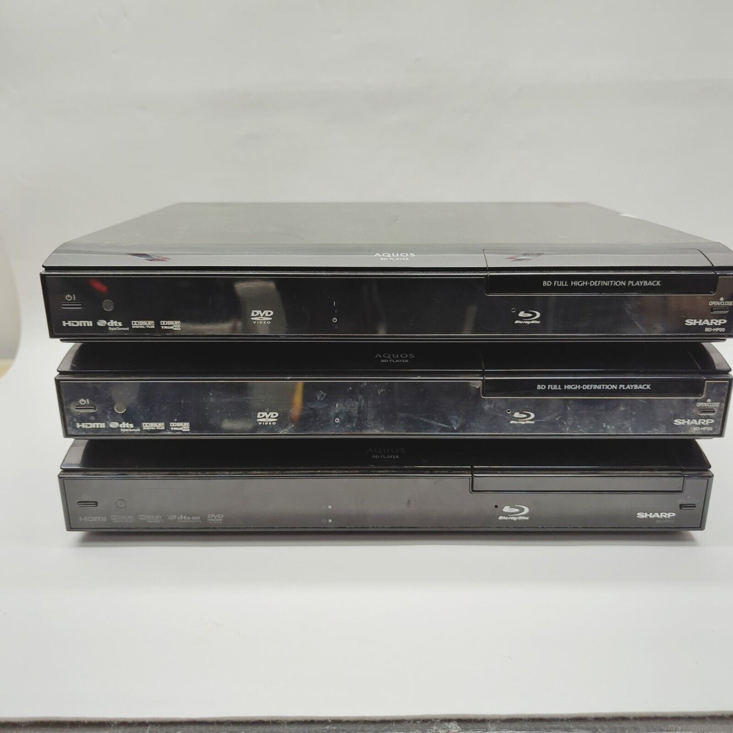 FAULTY SHARP AQUOS Blu Ray-Disc Players BD-HP20 x2 & HP21 NOT WORKING