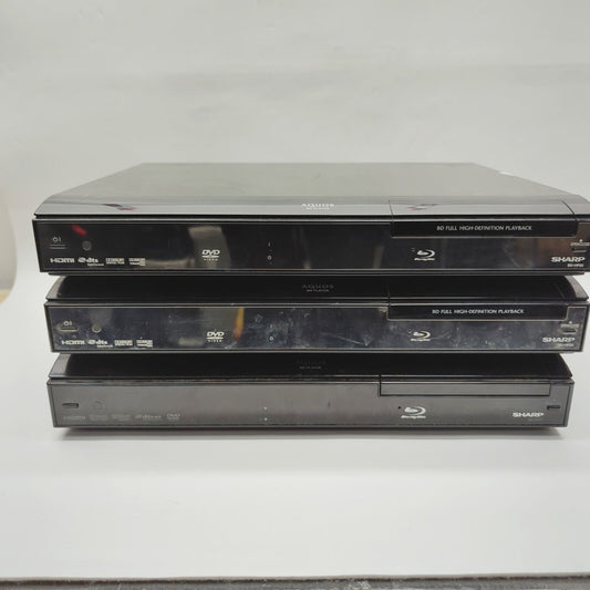 FAULTY SHARP AQUOS Blu Ray-Disc Players BD-HP20 x2 & HP21 NOT WORKING