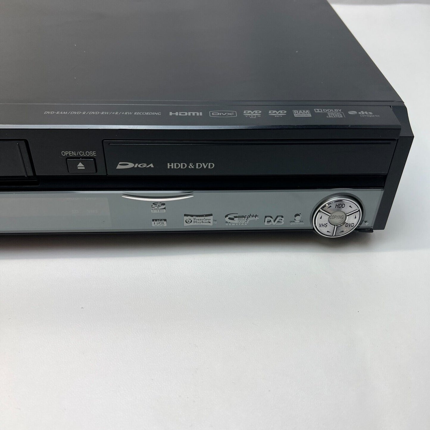 Panasonic DMR-EX98V DVD VHS 250gb HDD Combi video Recorder with HDMI