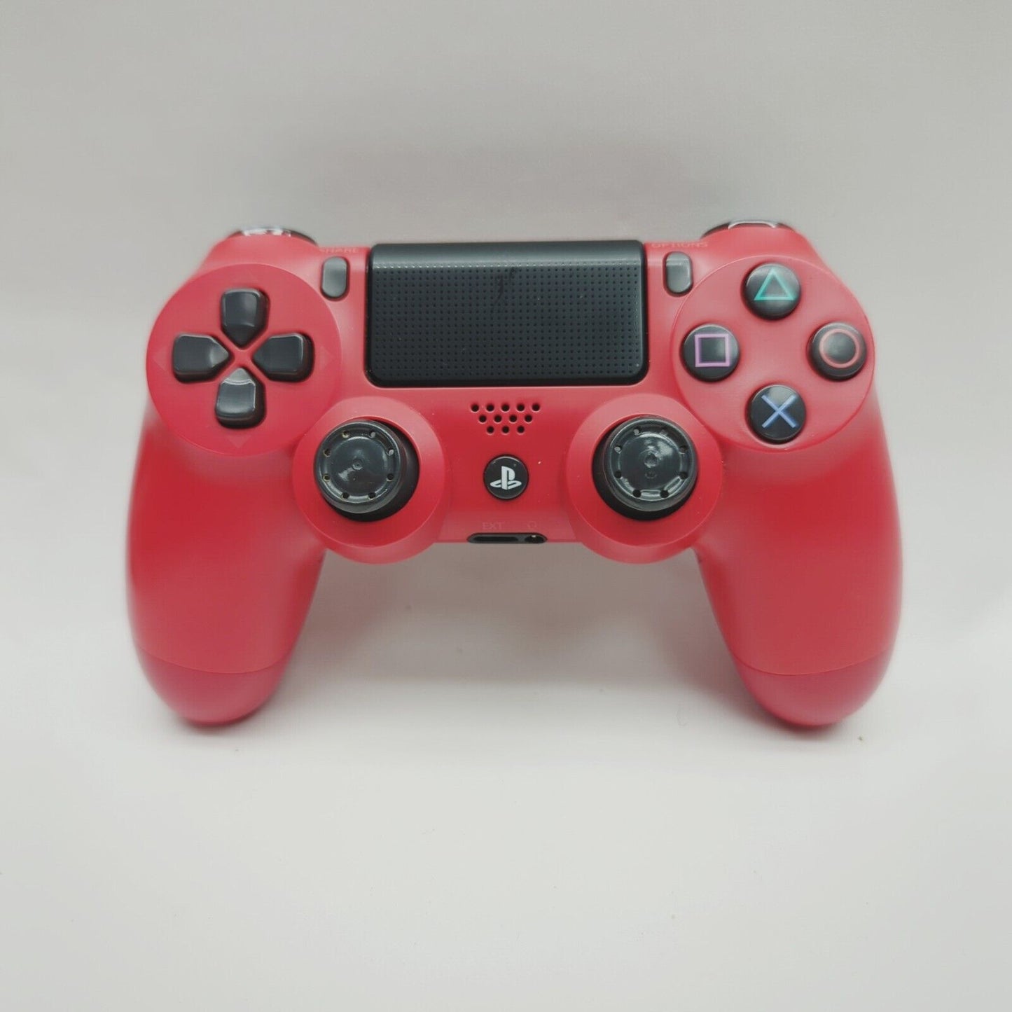 Wireless Playstation 4 PS4 Controller Red Stick rubbers missing