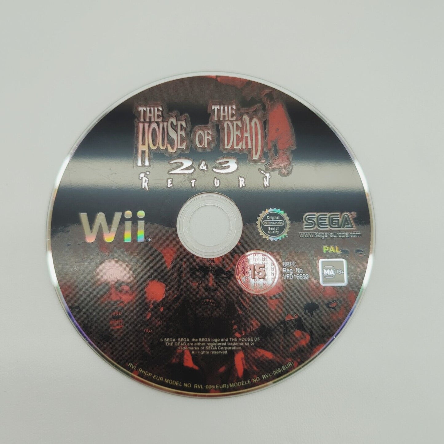 The House Of The Dead 2 & 3 Return - Wii Game (Disc only)