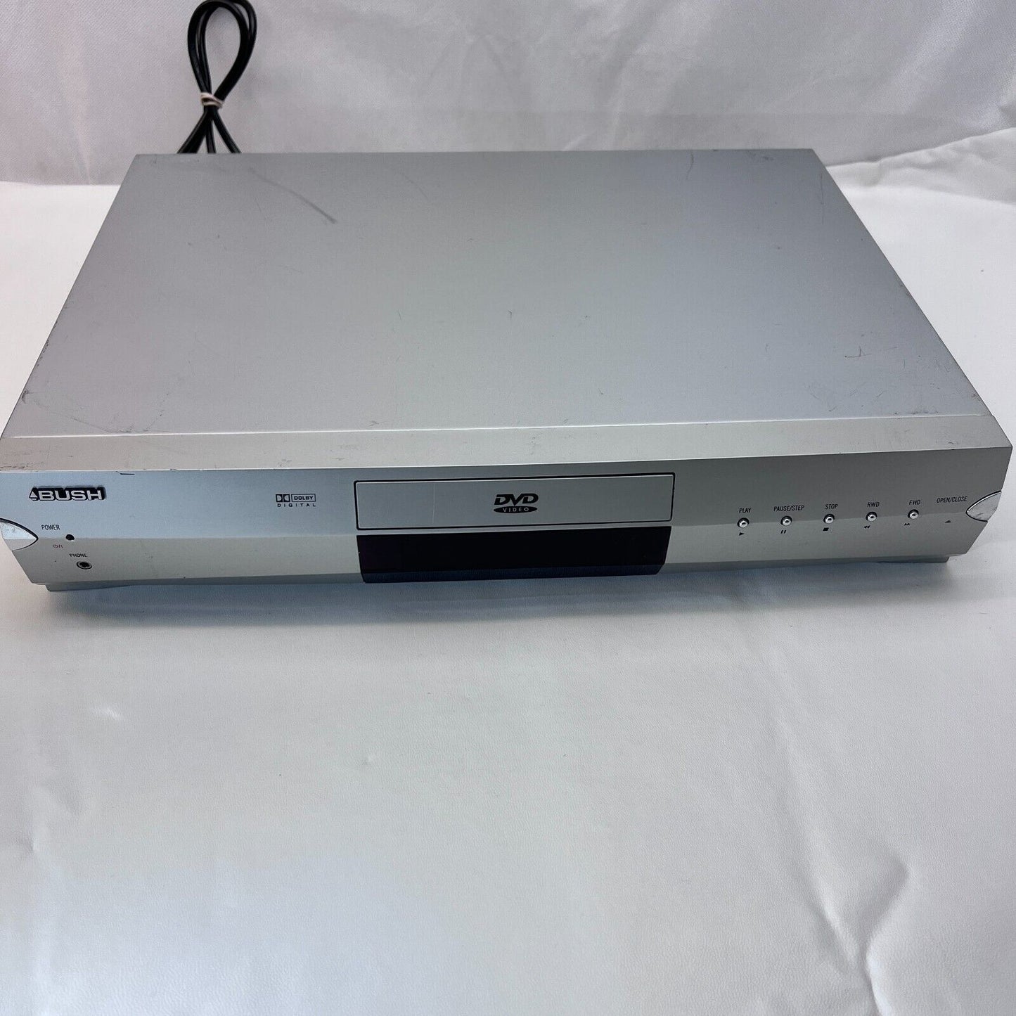 Bush DVD2004/A Silver DVD CD Video Player Dolby Digital With Complete Set