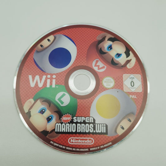 New Super Mario Bros. (Nintendo Wii, 2009) DISC ONLY